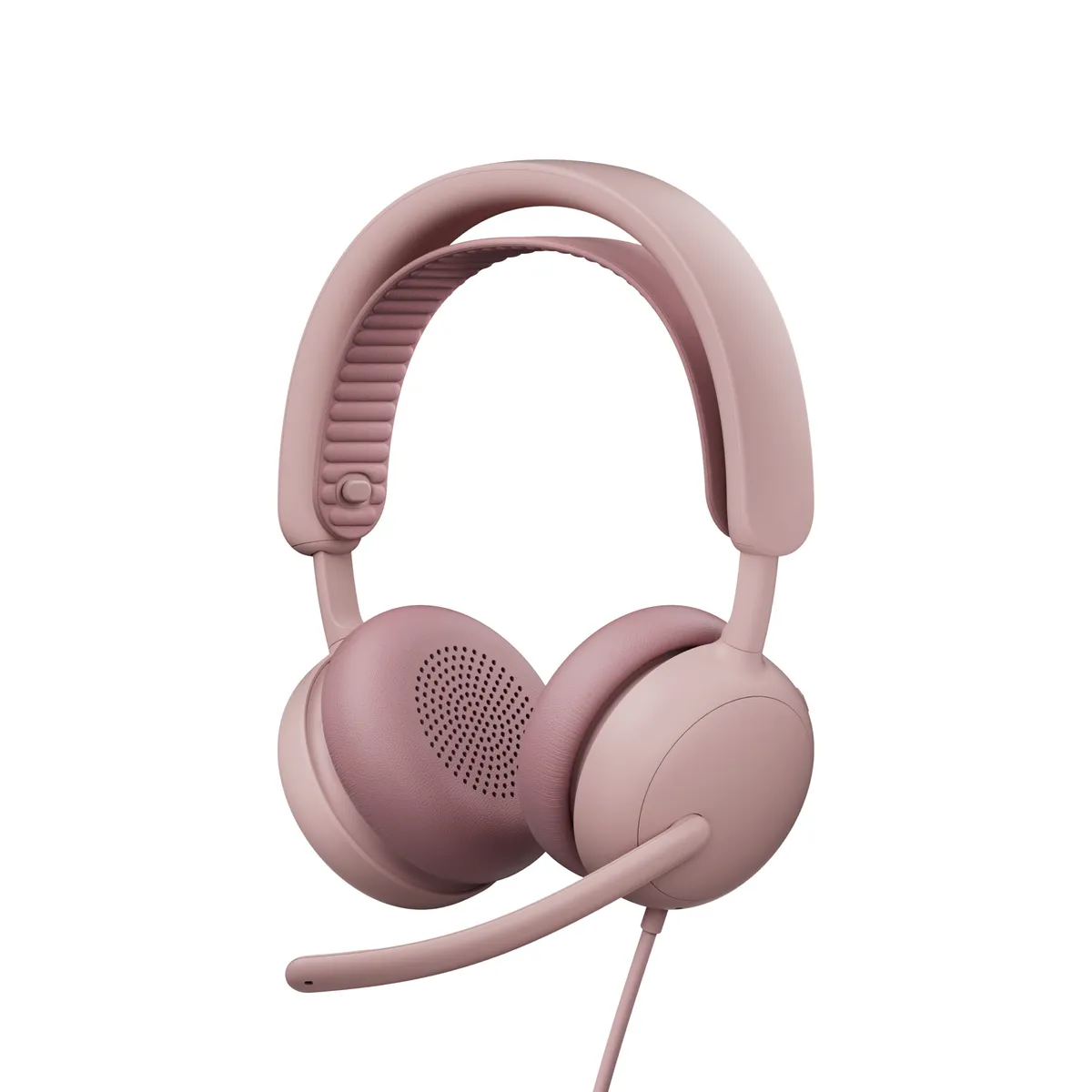 Гарнітура Logitech Zone Wired 2 USB Rose (981-001620) - зображення 1