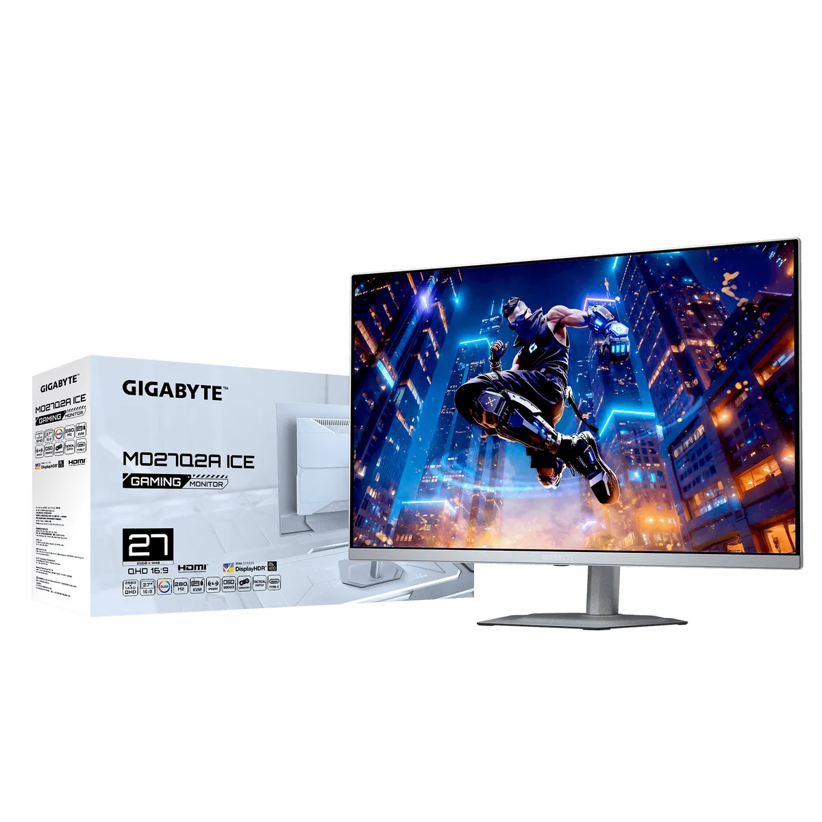 Монітор Gigabyte 27" MO27Q2A ICE QD-OLED Black 280Hz - мініатюра 8