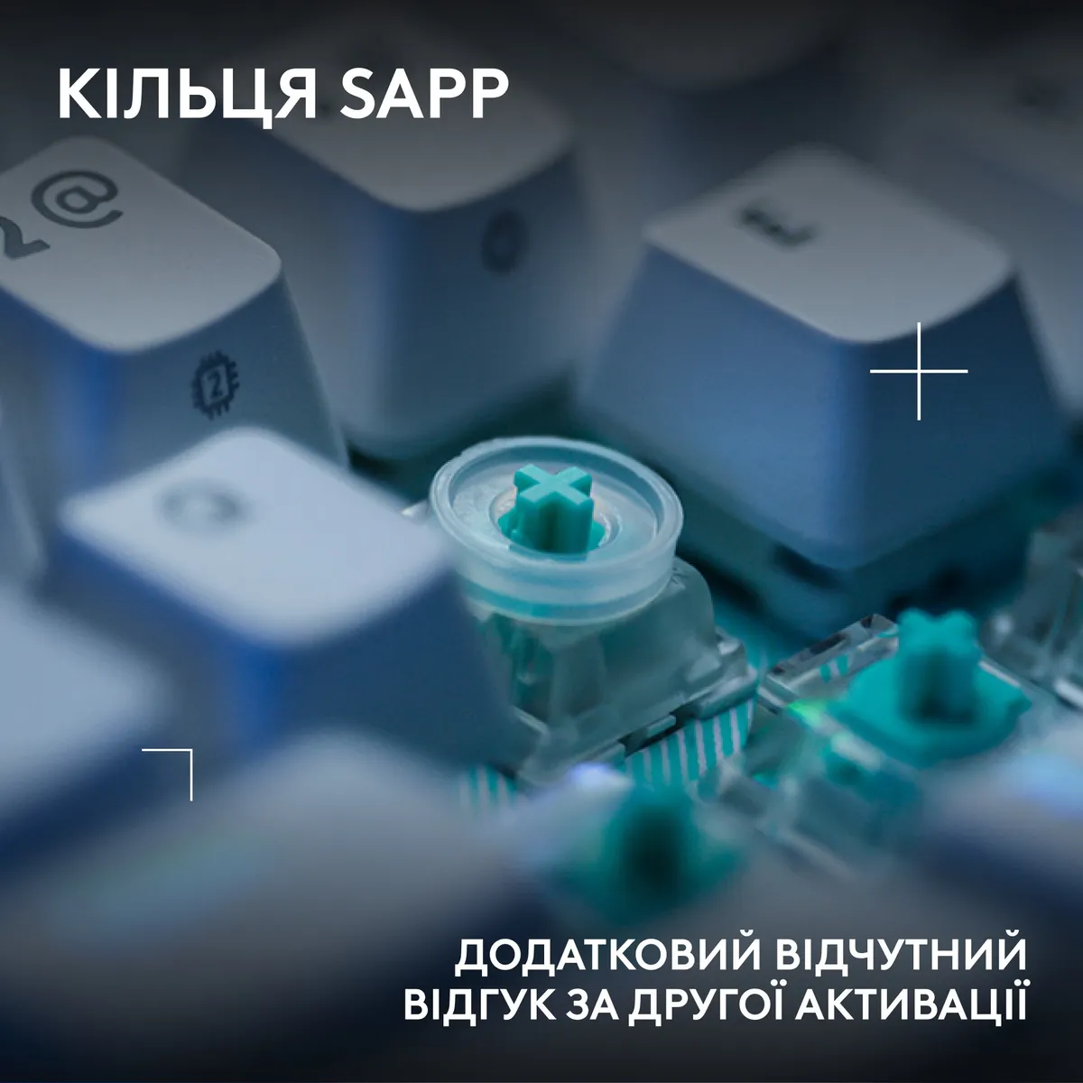 Клавiатура Logitech G512 X 75 White (920-013955) - мініатюра 7