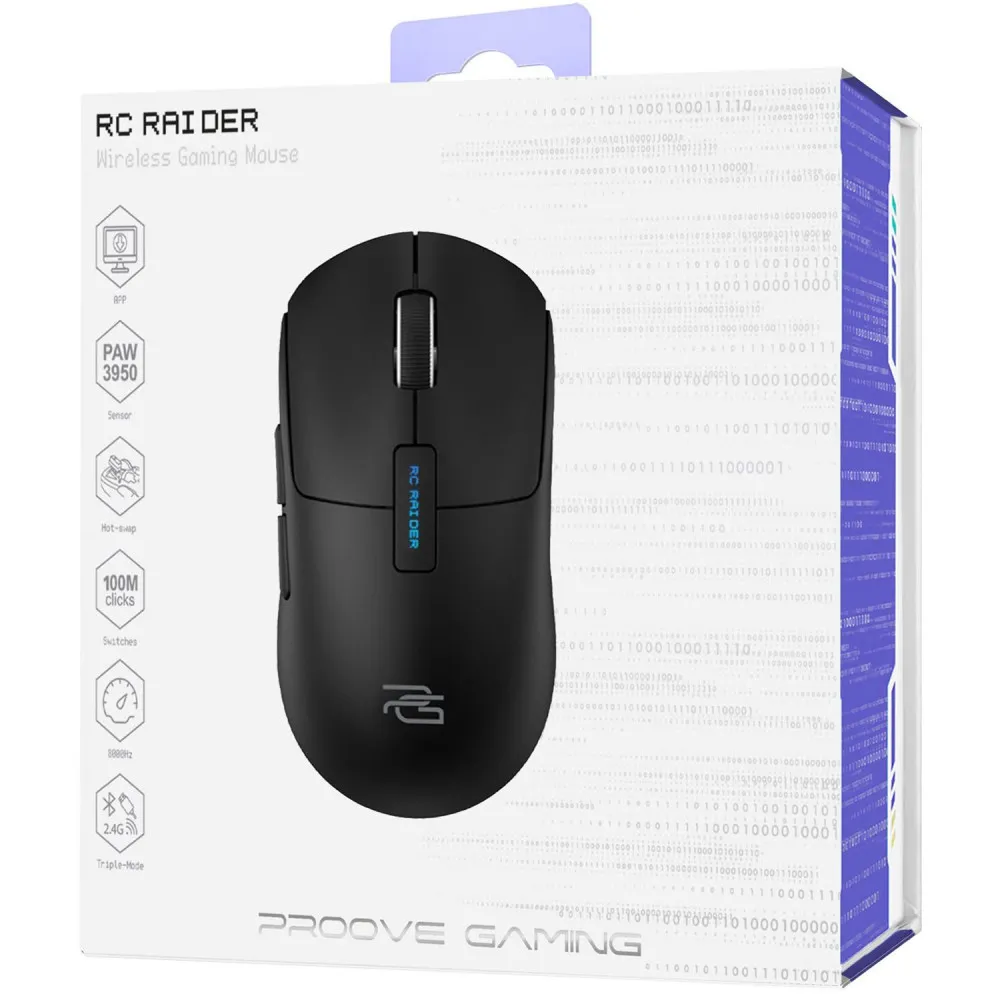 Бездротова ігрова миша Proove Gaming RC Raider 8K (black) - мініатюра 2