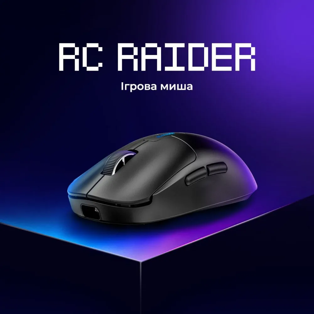 Бездротова ігрова миша Proove Gaming RC Raider 8K (black) - мініатюра 3