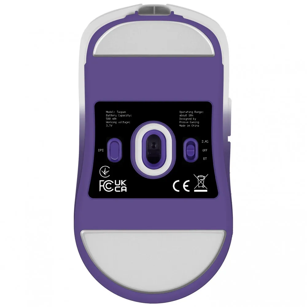 Бездротова ігрова миша Proove Gaming Taipan (white/purple) - мініатюра 5