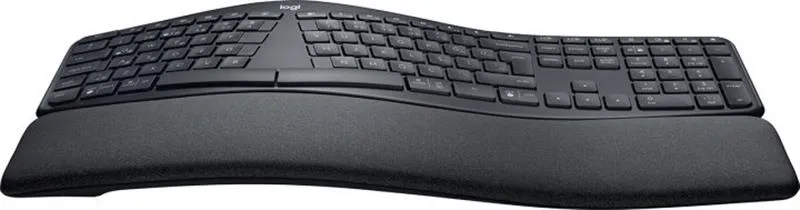 Клавіатура бездротова Logitech K860 Ergo Graphite (920-010352) - мініатюра 2