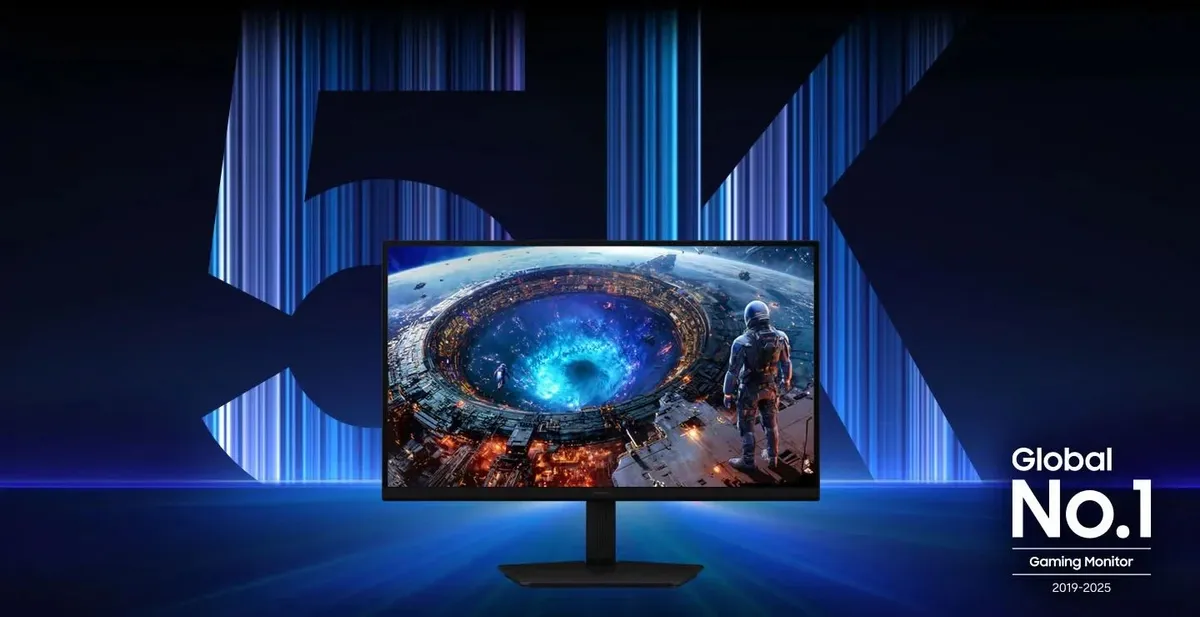 Монiтор Samsung 27" Odyssey Gaming G8 (LS27HG800EFXUA) IPS Black 180Hz - мініатюра 2