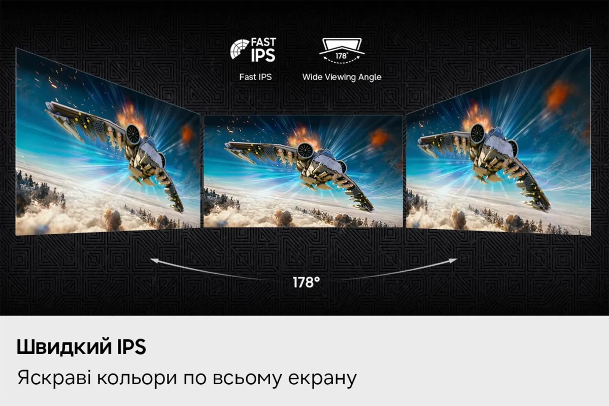 Монiтор Samsung 27" Odyssey Gaming G8 (LS27HG800EFXUA) IPS Black 180Hz - мініатюра 4