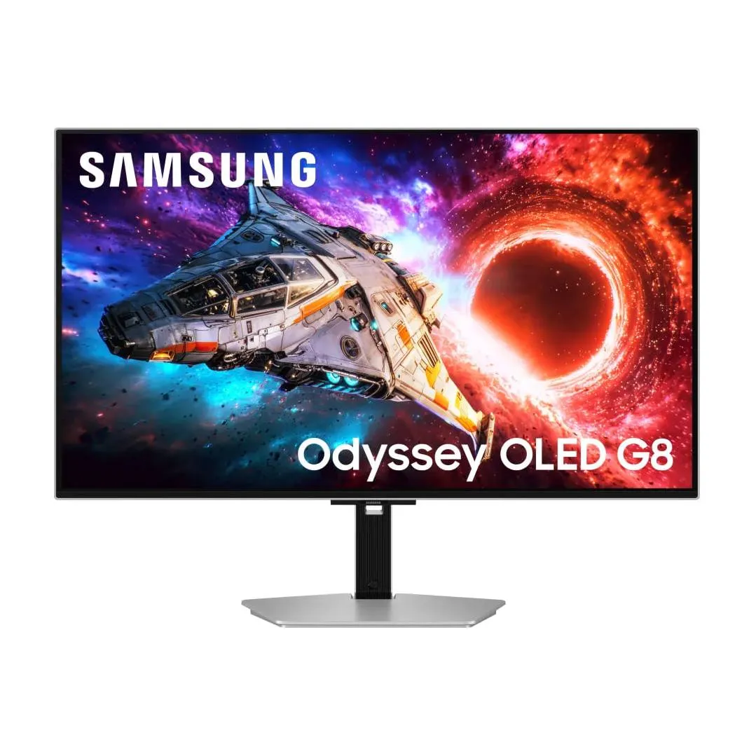 Монiтор Samsung 32" Odyssey Gaming G80SH (LS32HG802SIXUA) OLED Silver 240Hz