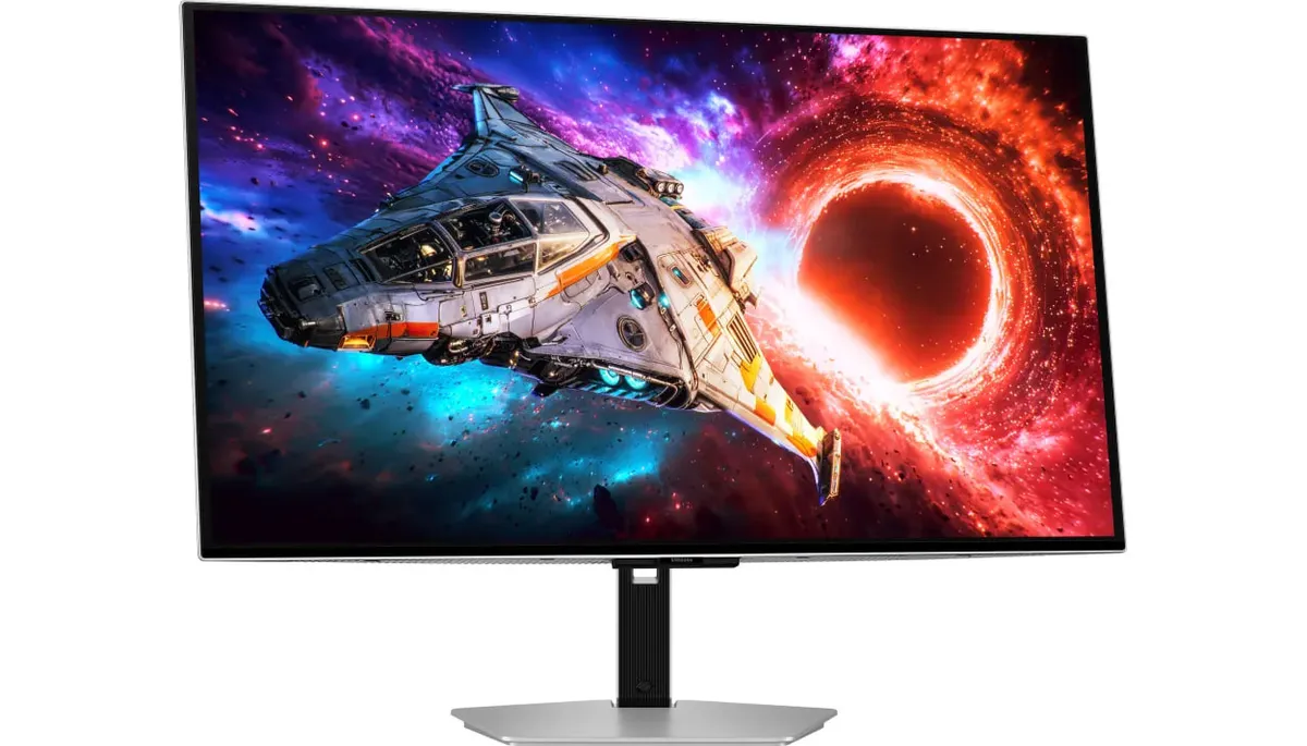 Монiтор Samsung 32" Odyssey Gaming G80SH (LS32HG802SIXUA) OLED Silver 240Hz - мініатюра 2