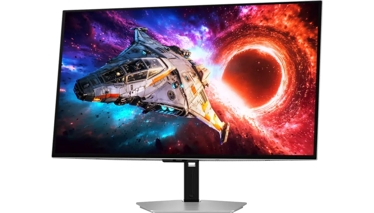Монiтор Samsung 32" Odyssey Gaming G80SH (LS32HG802SIXUA) OLED Silver 240Hz - мініатюра 3