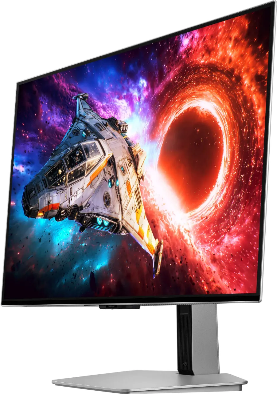 Монiтор Samsung 32" Odyssey Gaming G80SH (LS32HG802SIXUA) OLED Silver 240Hz - мініатюра 6