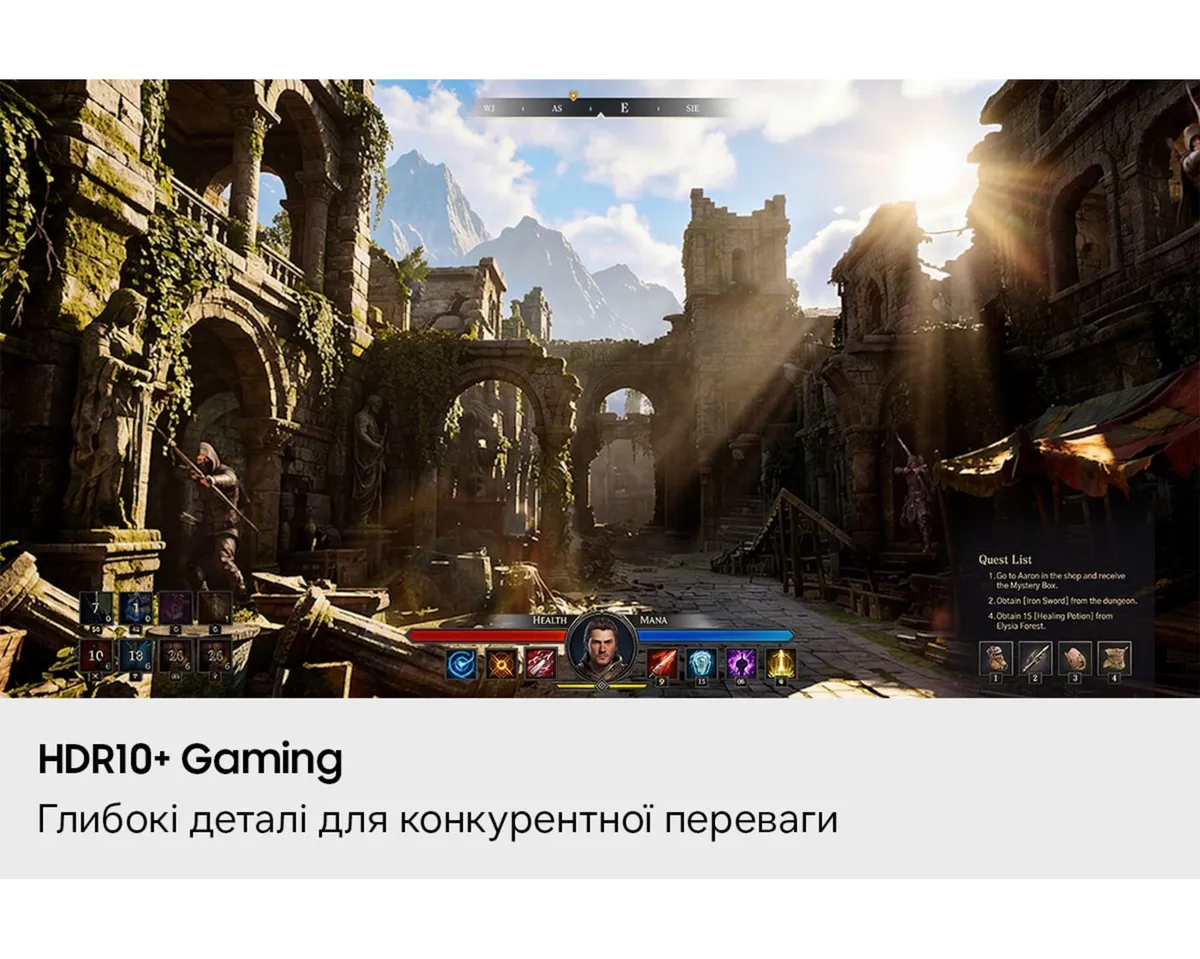 Монiтор Samsung 32" Odyssey Gaming G80HS (LS32HG802ESXUA) IPS Black 165Hz - мініатюра 8