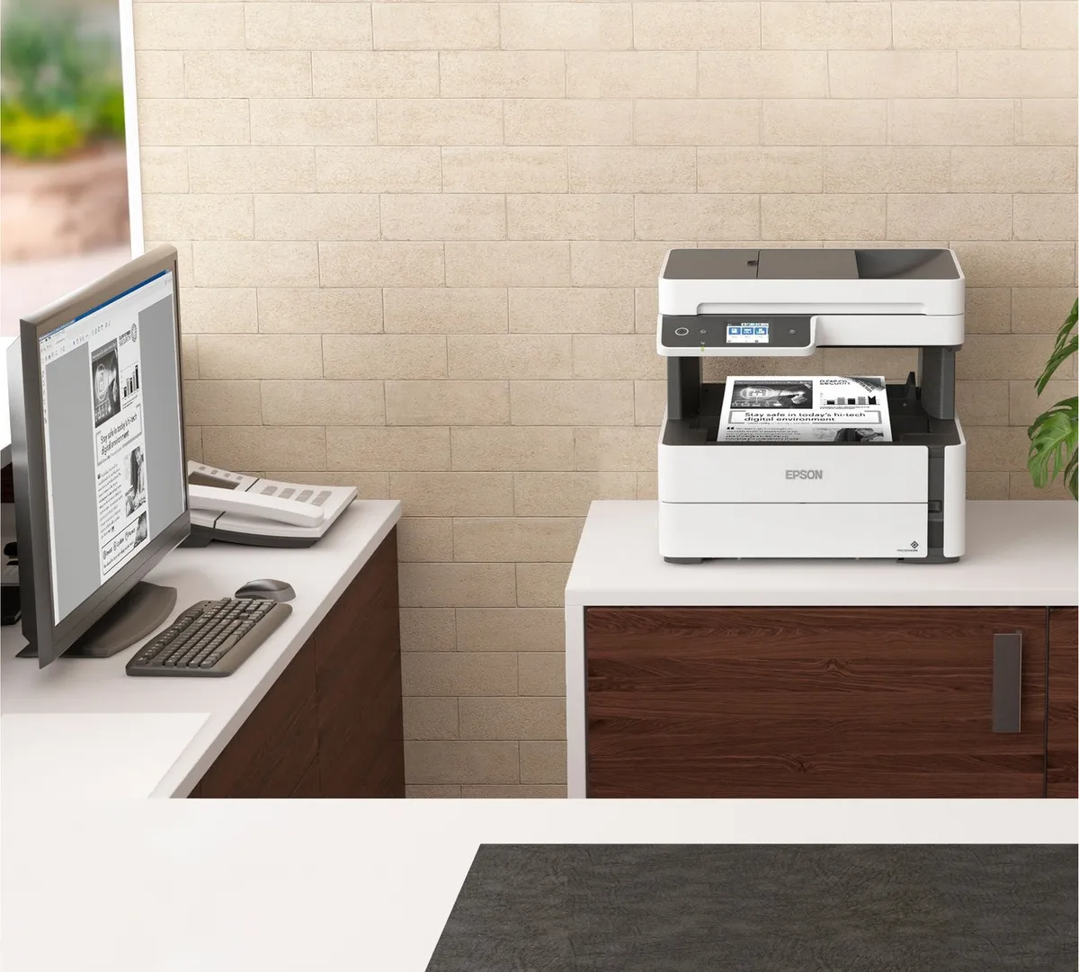 Багатофункційний пристрій А4 Epson M3170 Фабрика друку з WI-FI (C11CG92405) - мініатюра 7