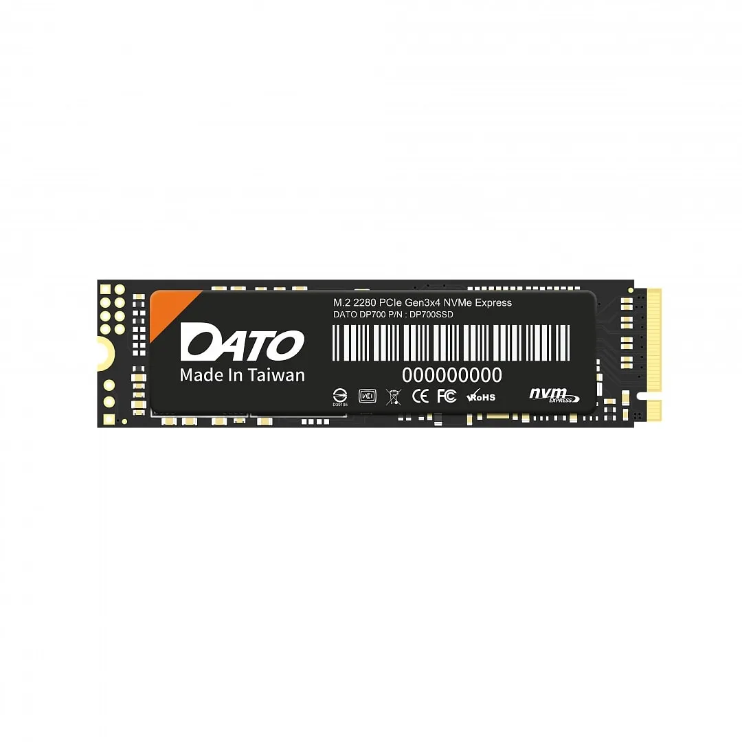 Накопичувач SSD  256GB Dato DP700 PCIe Gen3x4 (DP700SSD-256GB) - зображення 1