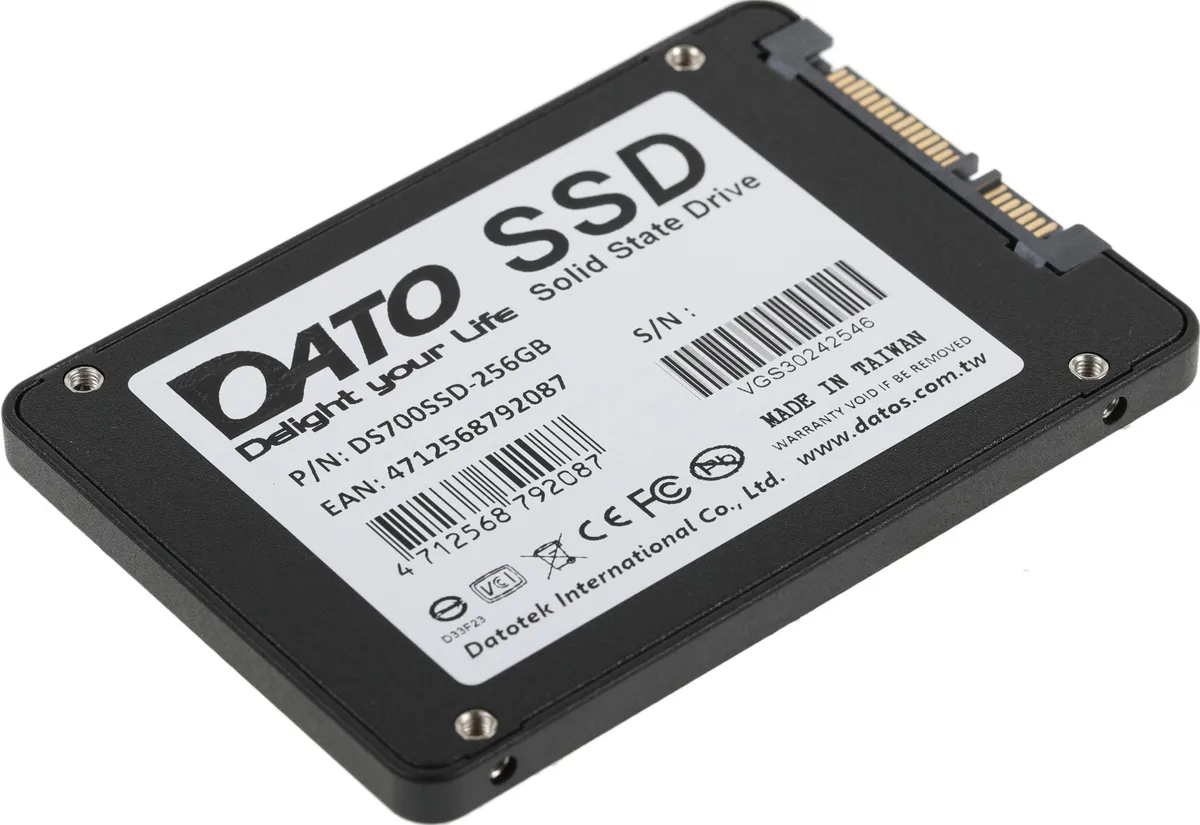 Накопичувач SSD  256GB Dato DS700 2.5" SATAIII TLC (DS700SSD-256GB) - мініатюра 3