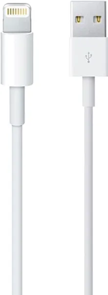 Кабель Apple Lightning - USB (M/M), 1 м, White (MUQW3ZM/A) - зображення 1