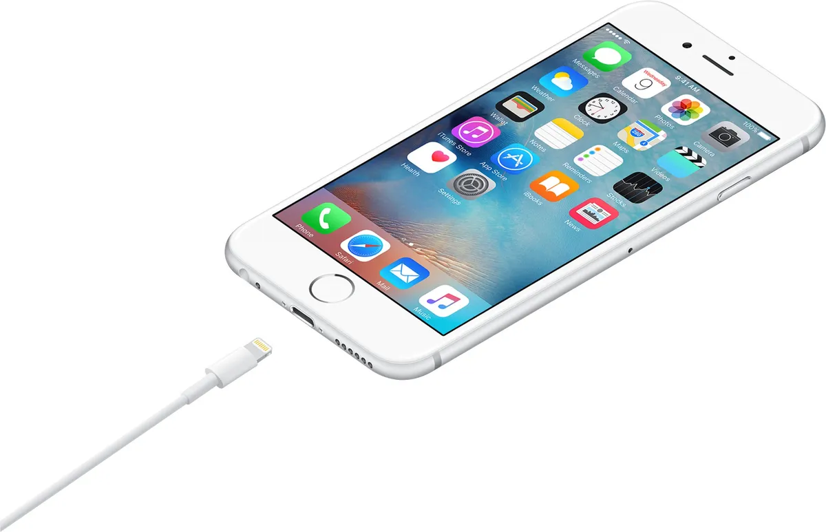Кабель Apple Lightning - USB (M/M), 1 м, White (MUQW3ZM/A) - мініатюра 2