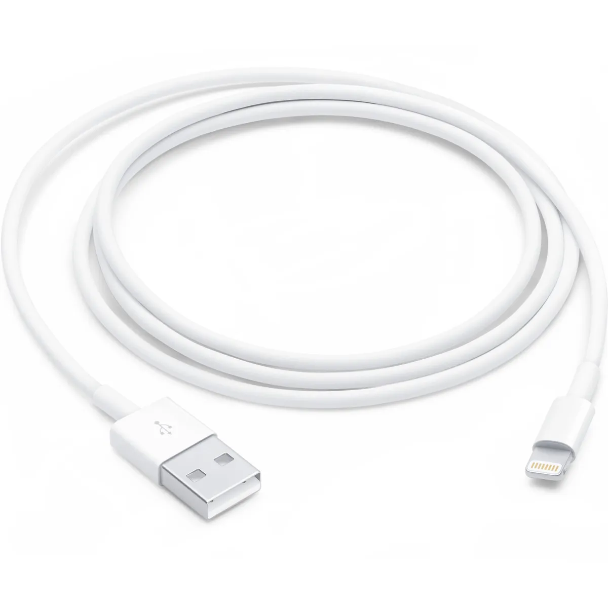 Кабель Apple Lightning - USB (M/M), 1 м, White (MUQW3ZM/A) - мініатюра 3