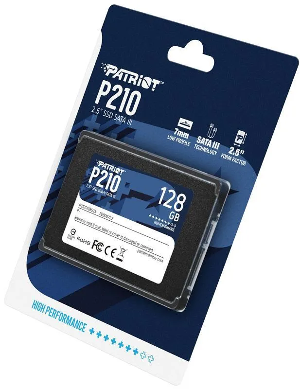 Накопичувач SSD  128GB Patriot P210 2.5" SATAIII TLC (P210S128G25) - мініатюра 3