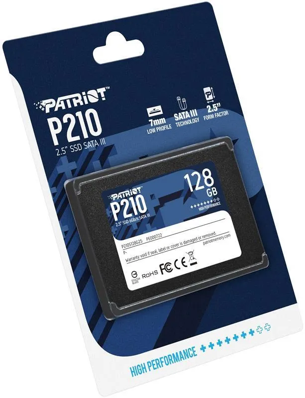 Накопичувач SSD  128GB Patriot P210 2.5" SATAIII TLC (P210S128G25) - мініатюра 4