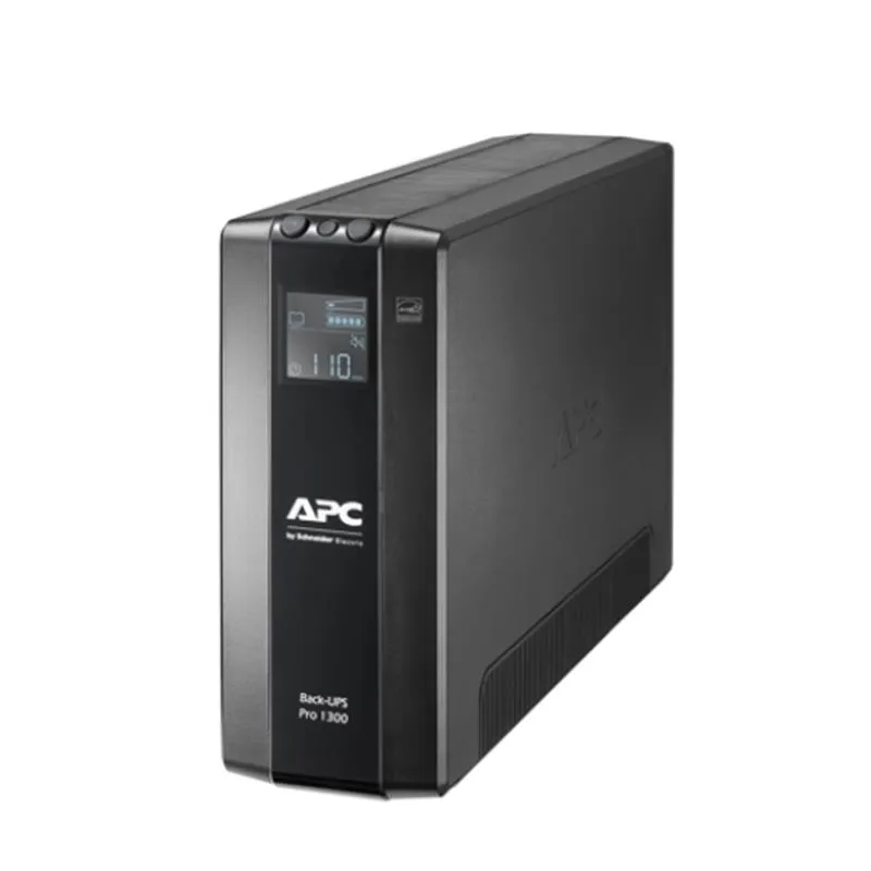 Джерело безперебійного живлення APC UPS Pro BR 1300VA, Lin.int., 8 х IEC, LCD, USB, метал (BR1300MI) - зображення 1
