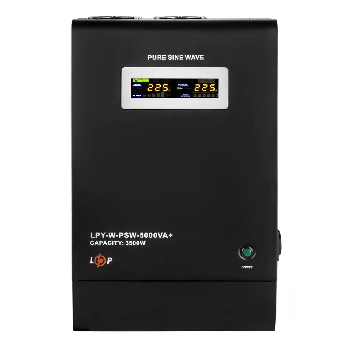 ДБЖ з правильною синусоїдою 48V LPY-W-PSW-5000VA+(3500Вт)10A/20A - зображення 1