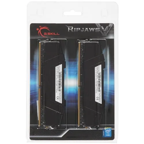 Модуль пам`ятi DDR4 2x16GB/3600 G.Skill Ripjaws V Black (F4-3600C16D-32GVKC) - мініатюра 5