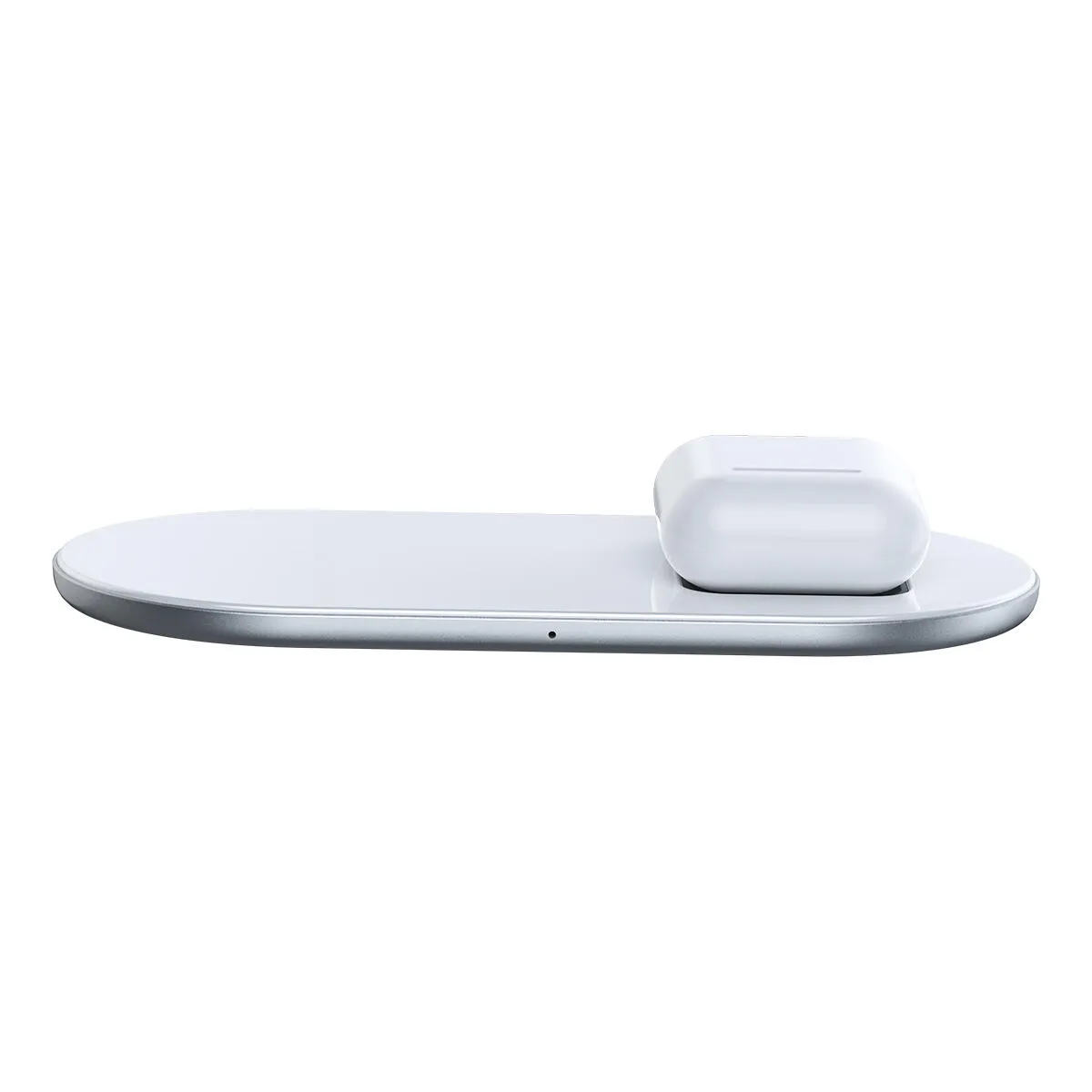 Беспроводное зарядное устройство Baseus Simple 18W 2 in 1 Белый (WXJK-02) - мініатюра 5