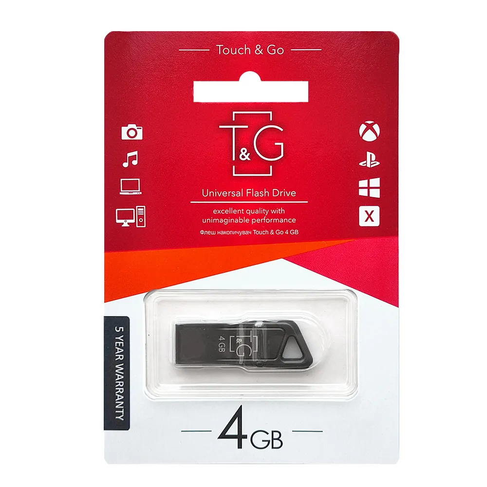 Флеш-накопичувач USB 4GB T&G 114 Metal Series (TG114-4G) - мініатюра 2
