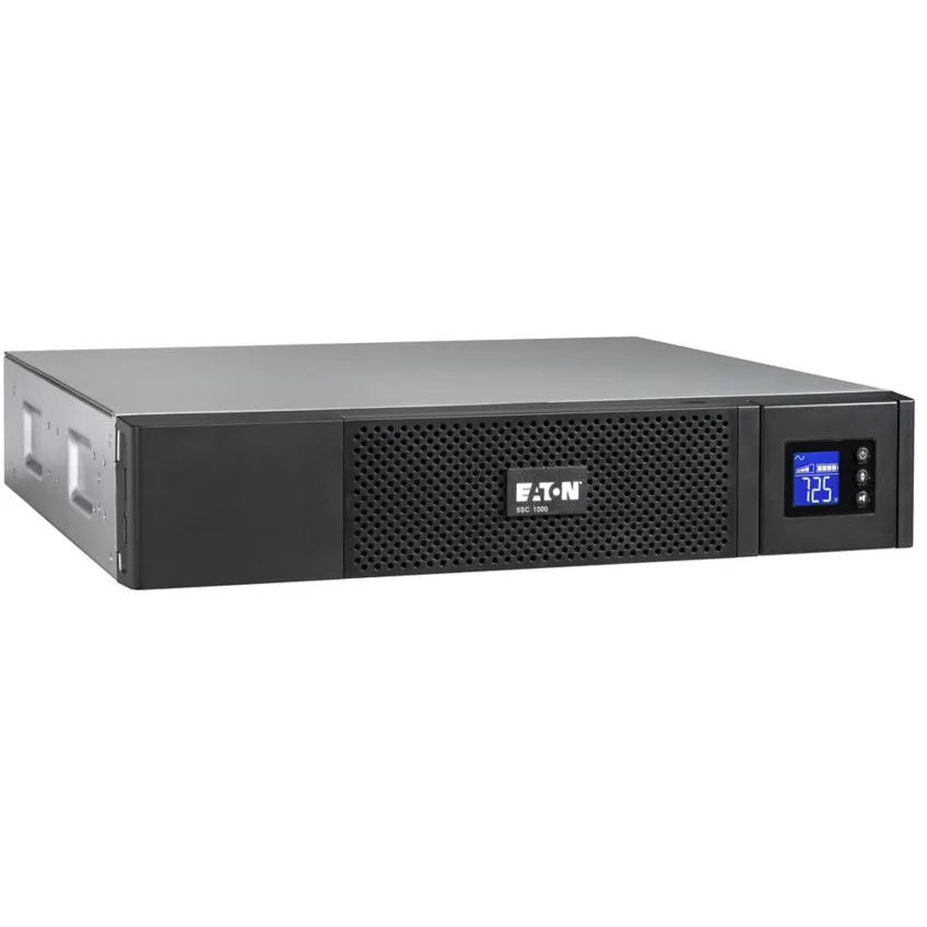 Джерело безперебійного живлення Eaton 5SC 1000i Rack2U, Lin.int, 8хIEC, RS-232, USB, LCD, металл (5SC1000IR) - мініатюра 4