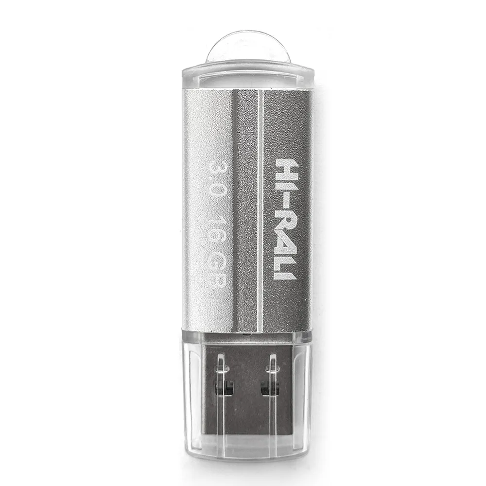 Флеш-накопичувач USB3.0 16GB Hi-Rali Corsair Series Silver (HI-16GB3CORSL) - зображення 1