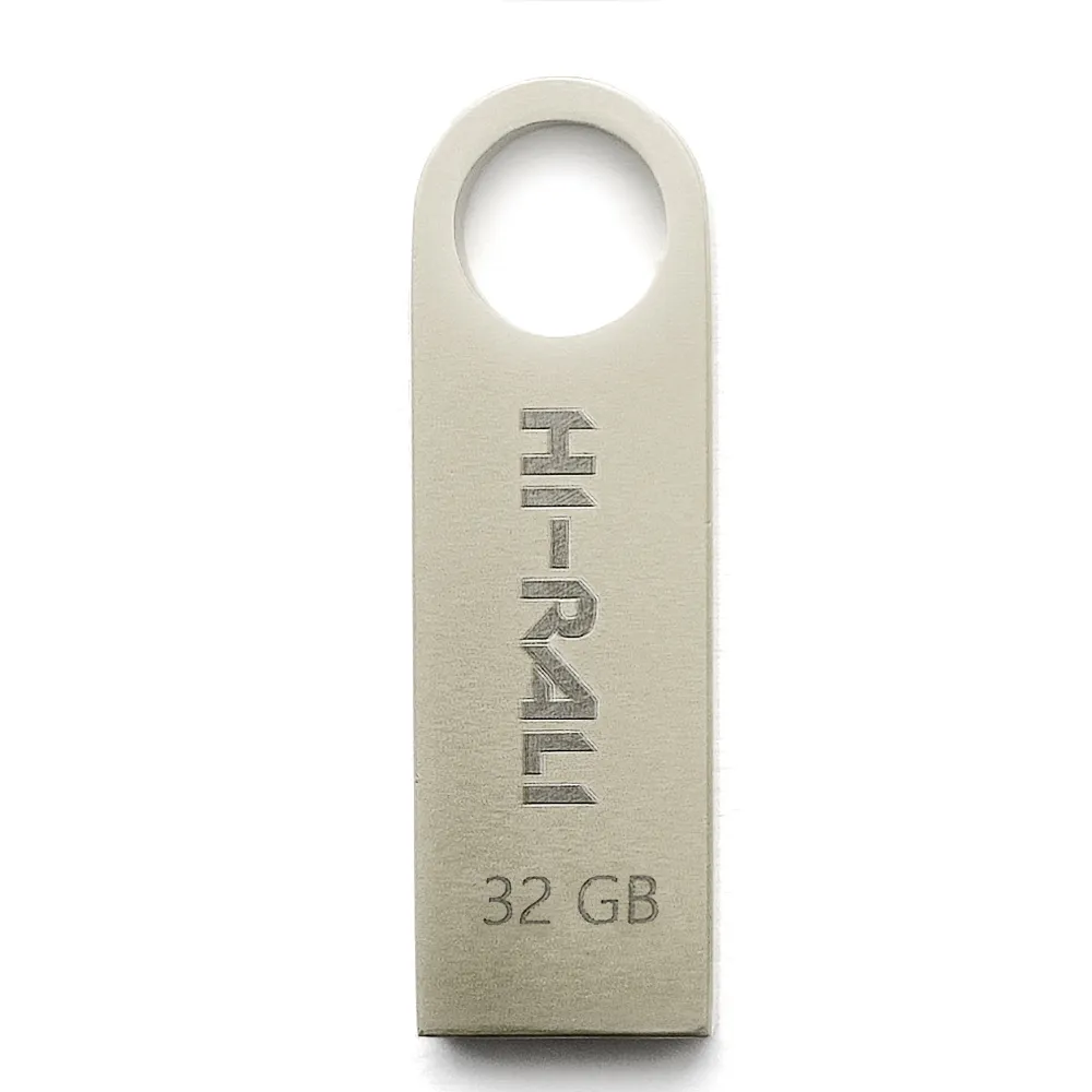Флеш-накопичувач USB 32GB Hi-Rali Shuttle Series Silver (HI-32GBSHSL) - зображення 1