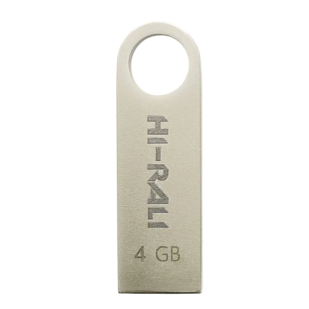 Флеш-накопичувач USB 4GB Hi-Rali Shuttle Series Silver (HI-4GBSHSL) - зображення 1