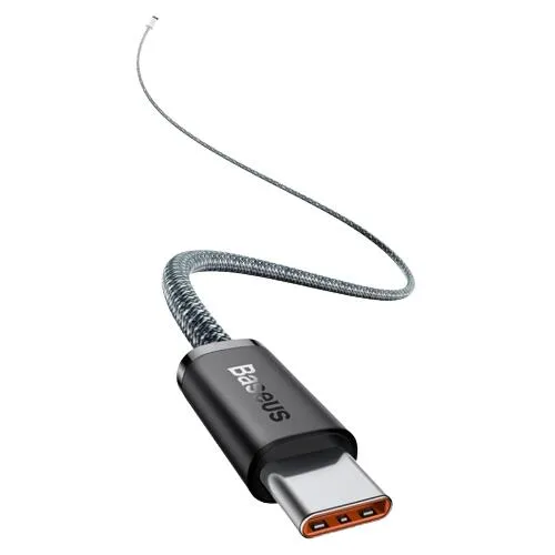 Кабель Baseus Dynamic Type-C to Type-C 100W 1M Сірий (CALD000216) - мініатюра 2