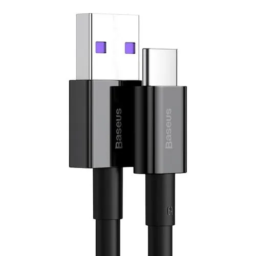 Кабель Baseus Superior USB 2.0 to Type-C 66W 2M Чорний (CATYS-A01) - мініатюра 2