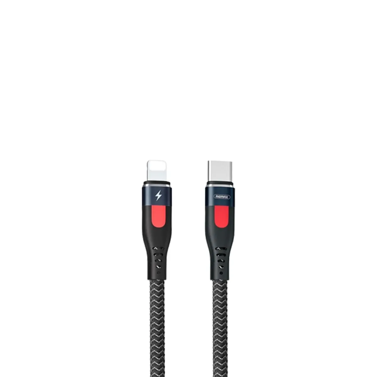 Кабель Remax Lesu Pro Aluminum Alloy Type-C to Lightning PD 20W 1M Черный (RC-188i) - зображення 1