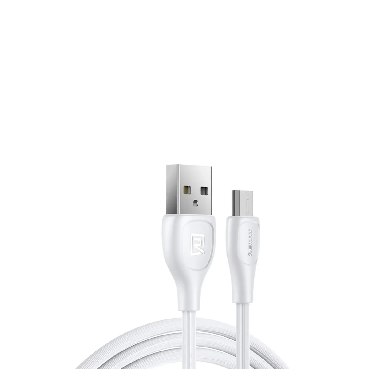 Кабель Remax Lesu Pro USB 2.0 to microUSB 2.1A 1M Белый (RC-160m-w) - зображення 1
