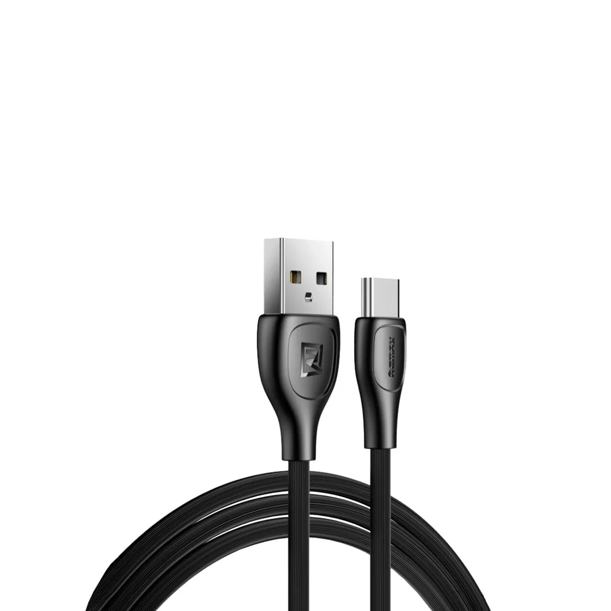 Кабель Remax Lesu Pro USB 2.0 to Type-C 2.1A 1M Черный (RC-160a-b) - зображення 1