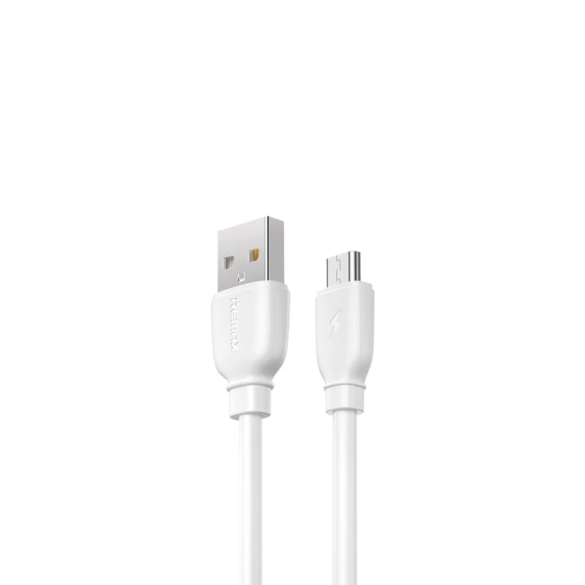 Кабель Remax Suji Pro USB 2.0 to microUSB 2.4A 1M Белый (RC-138m-w) - зображення 1