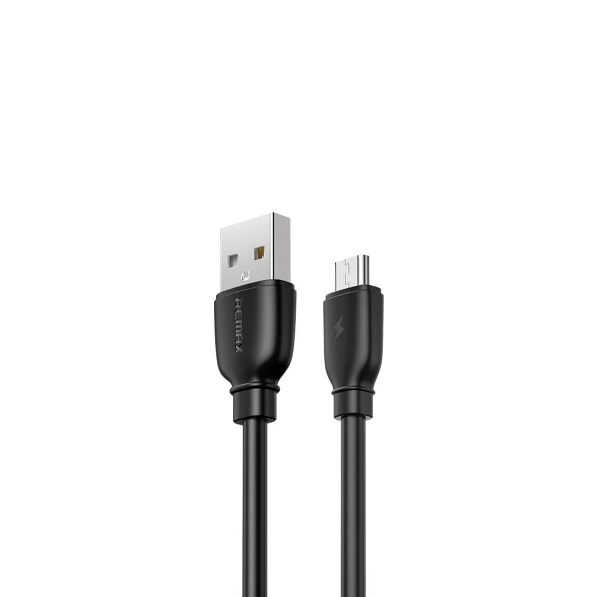 Кабель Remax Suji Pro USB 2.0 to microUSB 2.4A 1M Черный (RC-138m-b) - зображення 1