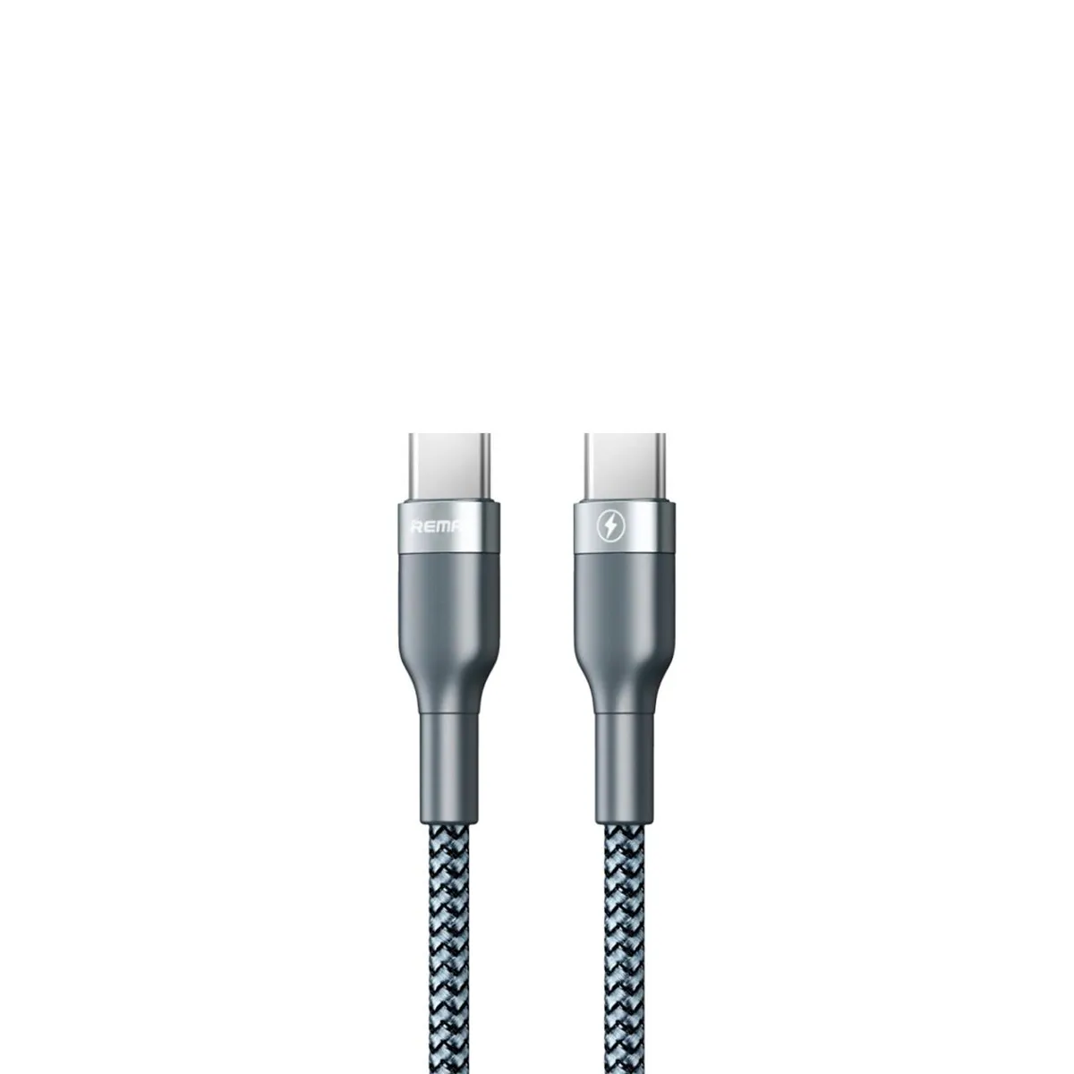 Кабель Remax Sury 2 Type-C to Type-C PD 3А 1M Серый (RC-010-s) - зображення 1