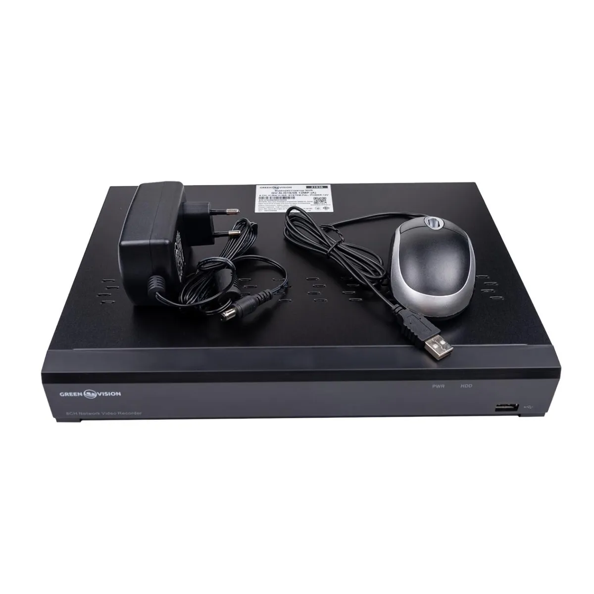IP відеореєстратор 8-канальний 12MP NVR GreenVision GV-N-I016/08 (A) - мініатюра 4