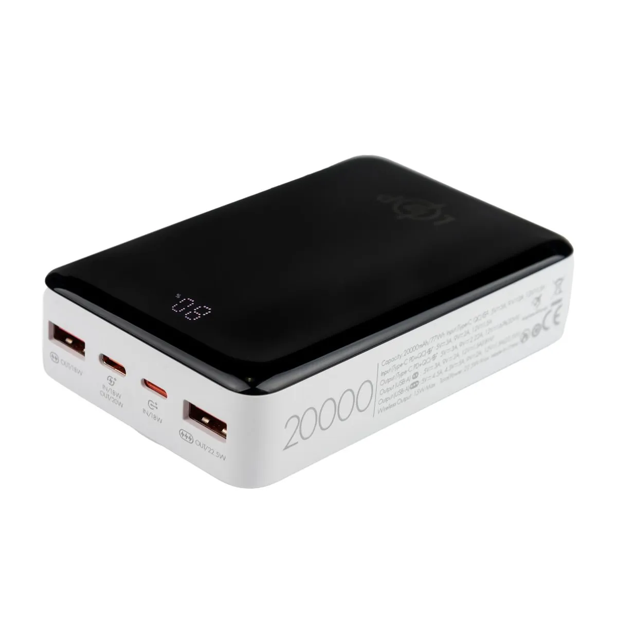 Бездротовий Power Bank LP PQ18 20000mAh - зображення 1