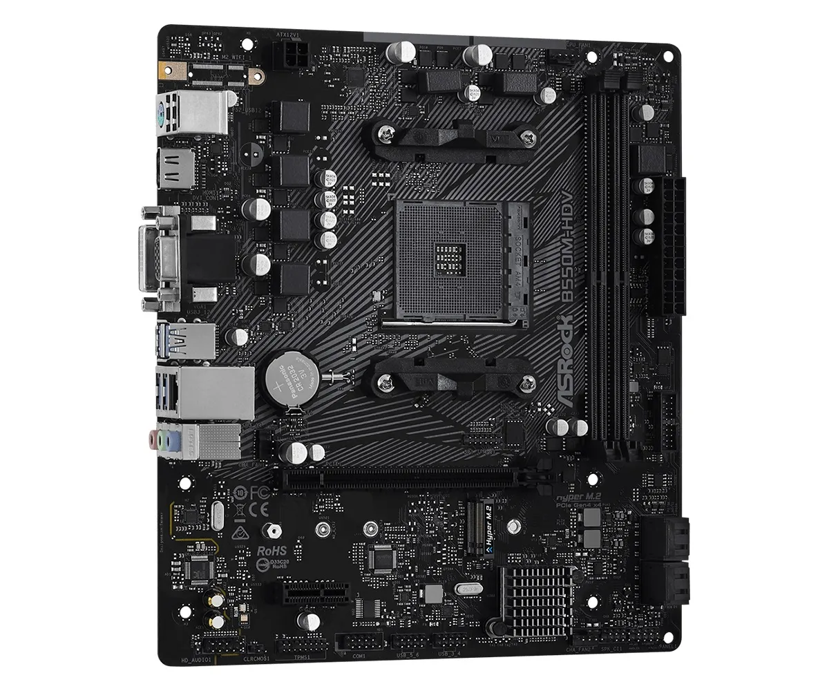 Материнська плата ASRock B550M-HDV Socket AM4 - мініатюра 3