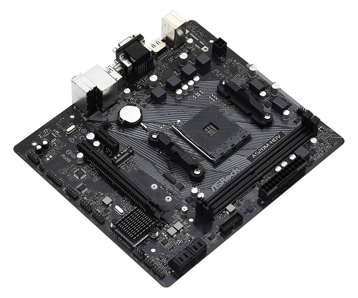 Материнська плата ASRock A520M-HDV Socket AM4 - мініатюра 3
