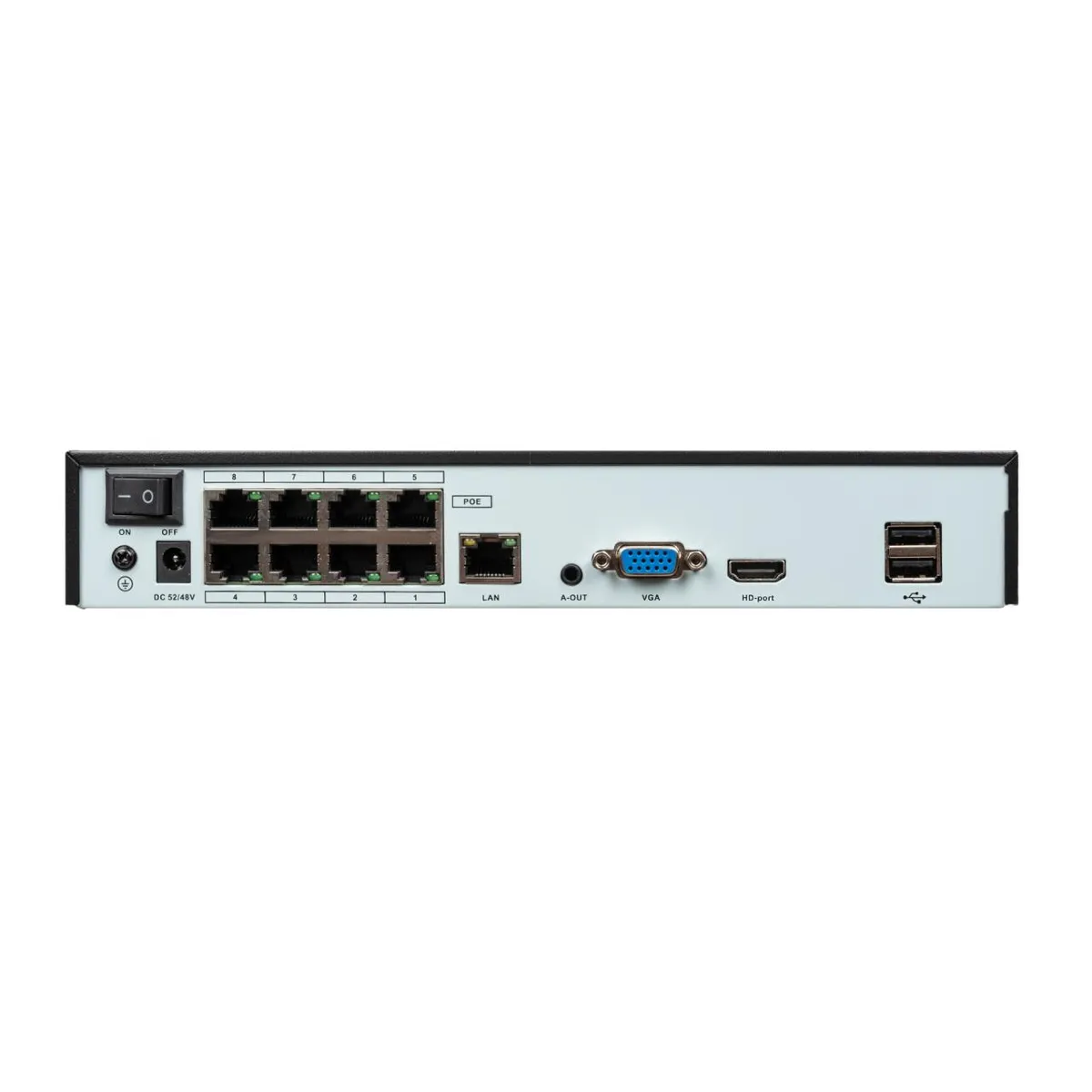 IP відеореєстратор 10-канальний 8MP NVR GreenVision GV-N-S024/08 (8POE) (Lite) - мініатюра 4