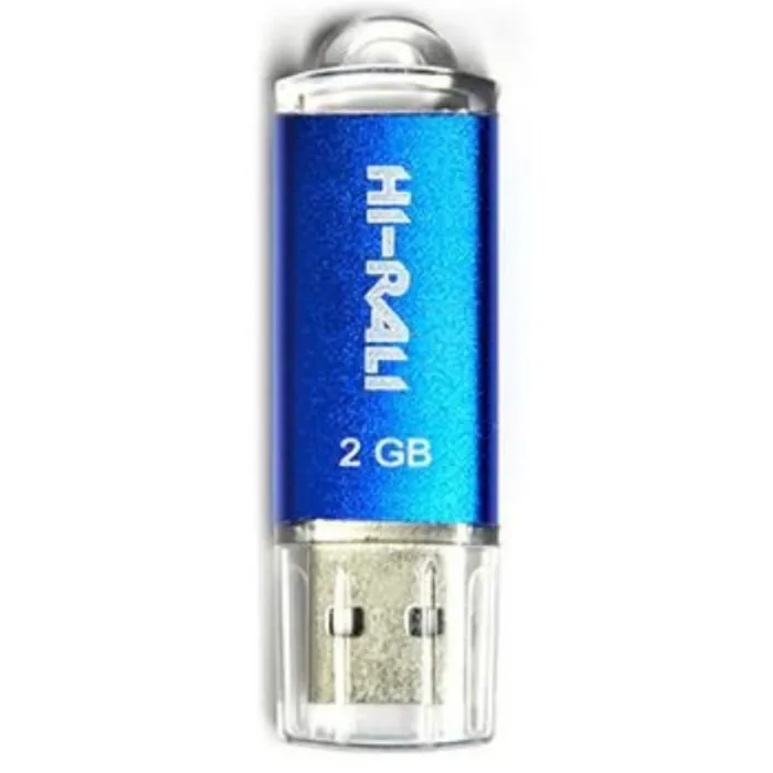 Флеш-накопичувач USB 2GB Hi-Rali Rocket Series Blue (HI-2GBRKTBL) - зображення 1