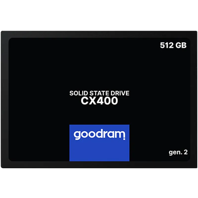 Накопичувач SSD  512GB Goodram CX400 Gen.2 2.5" SATAIII 3D TLC (SSDPR-CX400-512-G2) - зображення 1