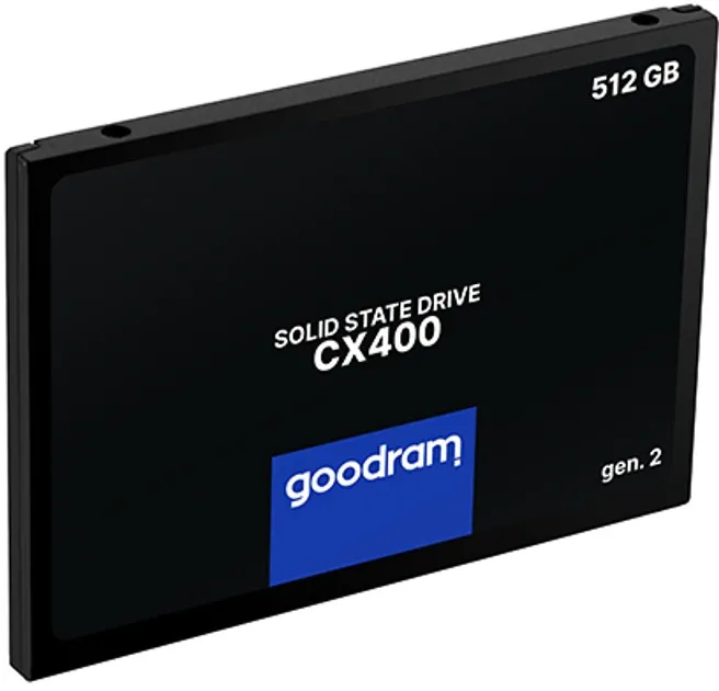 Накопичувач SSD  512GB Goodram CX400 Gen.2 2.5" SATAIII 3D TLC (SSDPR-CX400-512-G2) - мініатюра 2