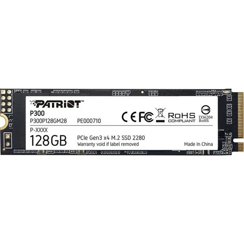 Накопичувач SSD  128GB Patriot P300 M.2 2280 PCIe 3.0 x4 NVMe TLC (P300P128GM28) - зображення 1