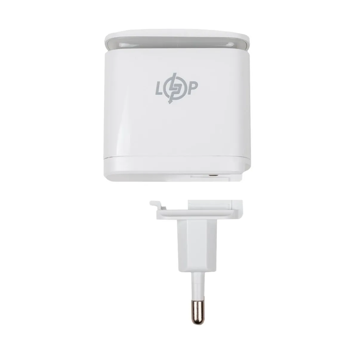 Зарядка для телефона LP 25W (Type-C+USB) QC3.0 PD + кабель (Type-C to Type-C) 25WCH - мініатюра 6