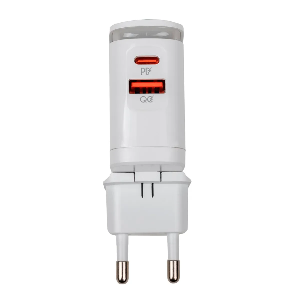 Зарядка для телефона LP 25W (Type-C+USB) QC3.0 PD + кабель (Type-C to Type-C) 25WCH - мініатюра 7